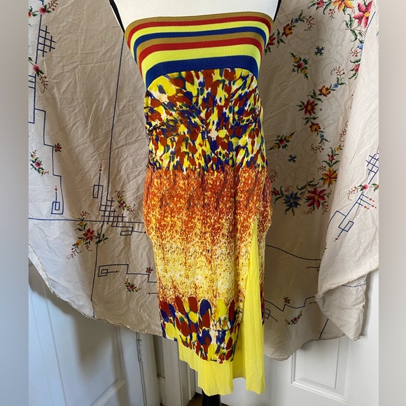 90s/Y2K JEAN PAUL GAULTIER MAILLE FUZZI TUBE DRESS MIDI SKIRT - Picture 3 of 11